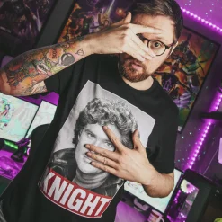 Knight Rider - Michael Knight T-Shirt zwart