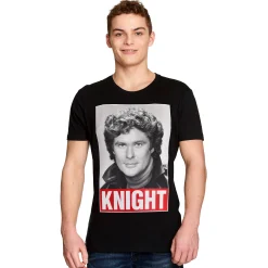Knight Rider - Michael Knight T-Shirt zwart