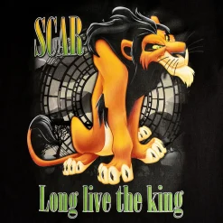 Leeuwenkoning - Long Live The King T-Shirt zwart