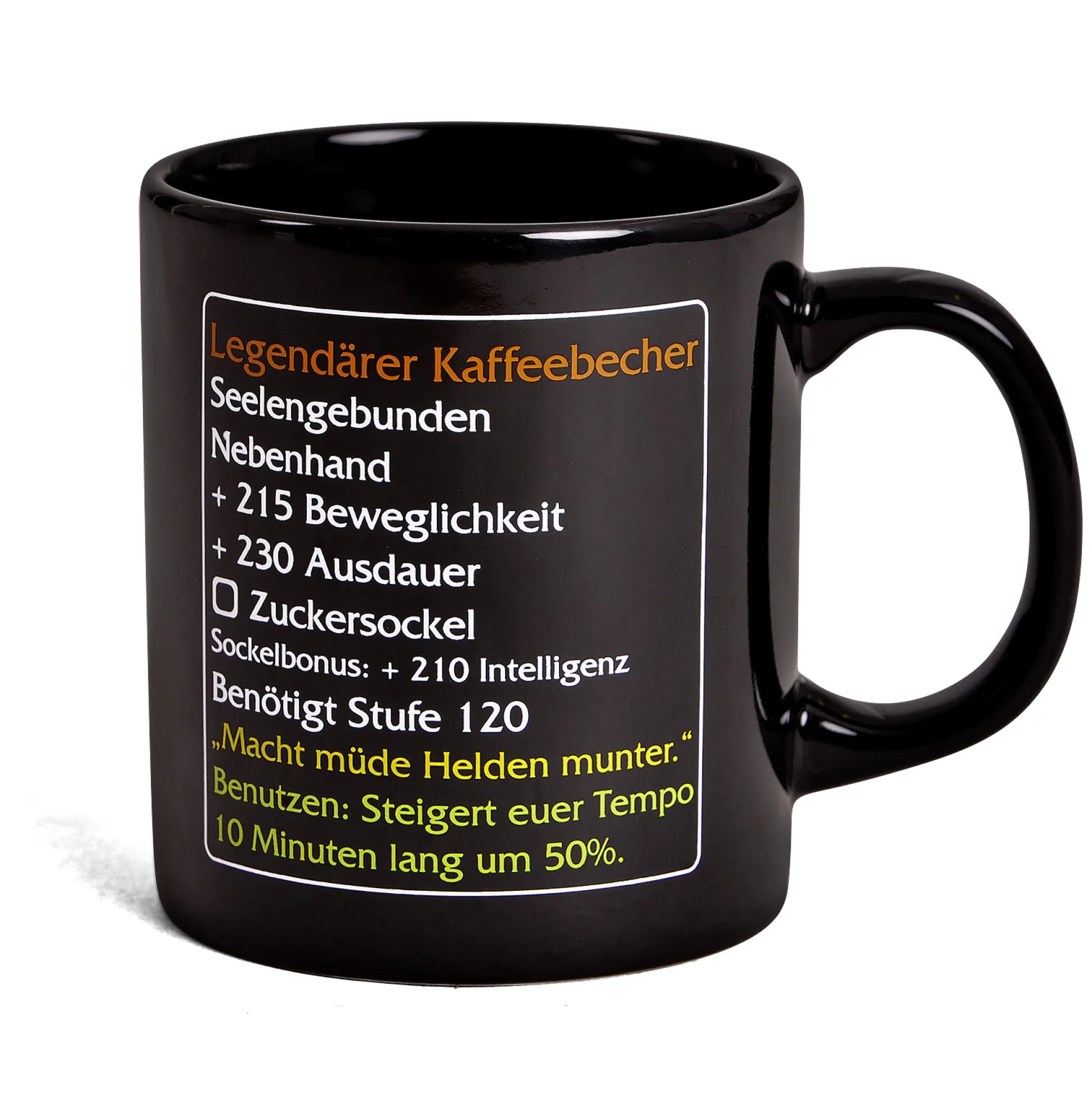 Legendarische Koffiemok - MMO Item Fan Mok Level 120