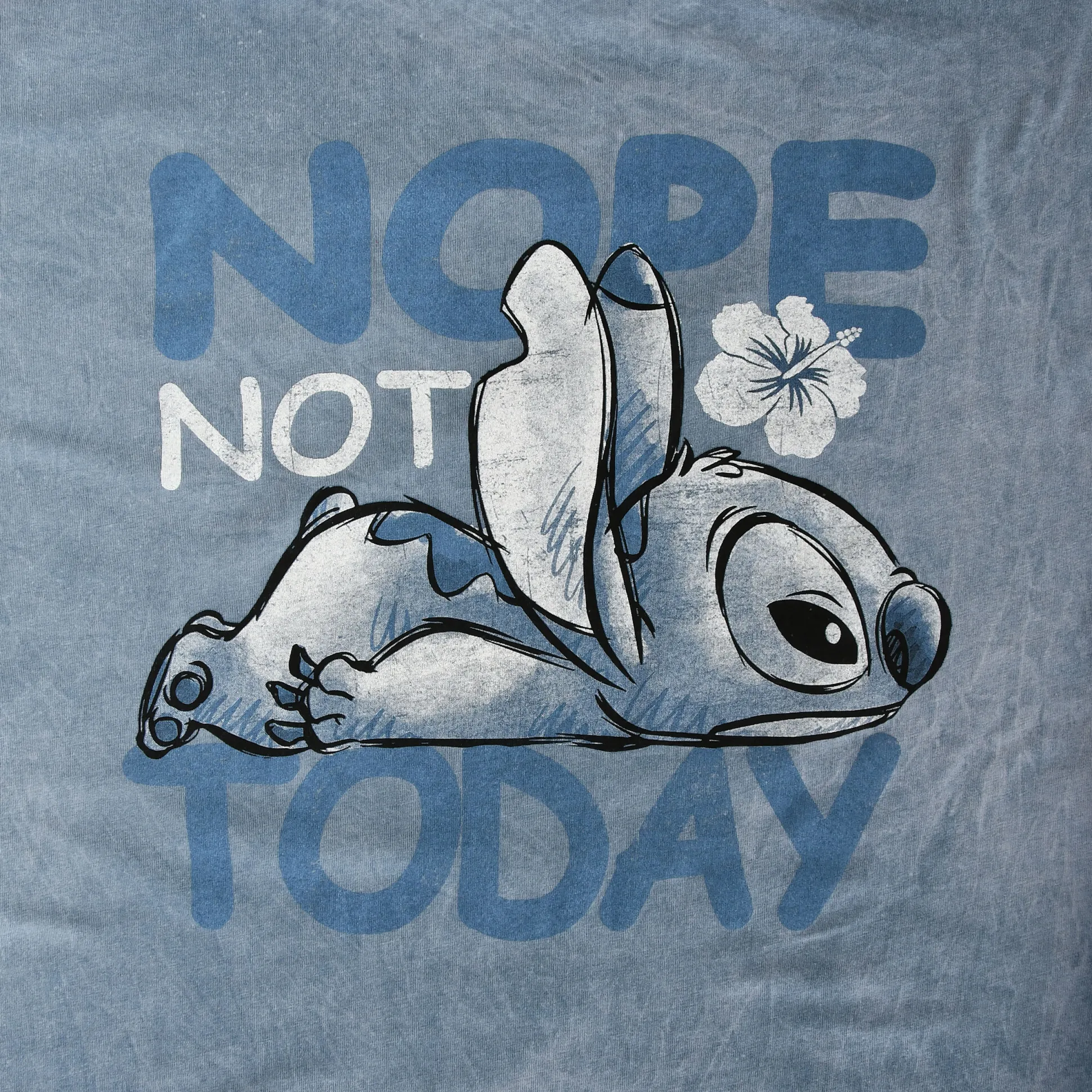 Lilo & Stitch - Not Today T-shirt blauw