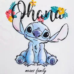 Lilo & Stitch - Ohana Dames T-shirt Wit