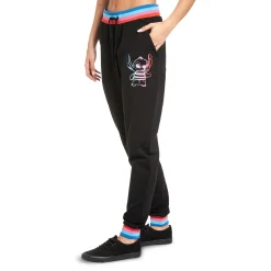 Lilo & Stitch - Rainbow Stitch Joggingbroek Dames Zwart