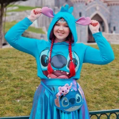 Lilo & Stitch - Stitch Dames Hoodie met Oren Blauw