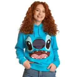 Lilo & Stitch - Stitch Dames Hoodie met Oren Blauw
