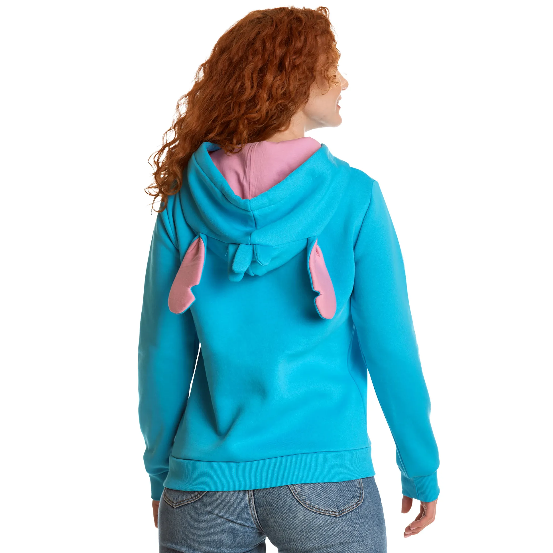 Lilo & Stitch - Stitch Dames Hoodie met Oren Blauw