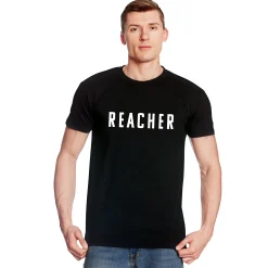 Logo T-Shirt voor Jack Reacher Fans Zwart