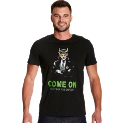 Loki - Come on T-shirt zwart