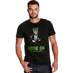 Loki - Come on T-shirt zwart