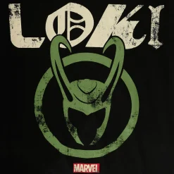Loki - Logo Badge T-Shirt zwart