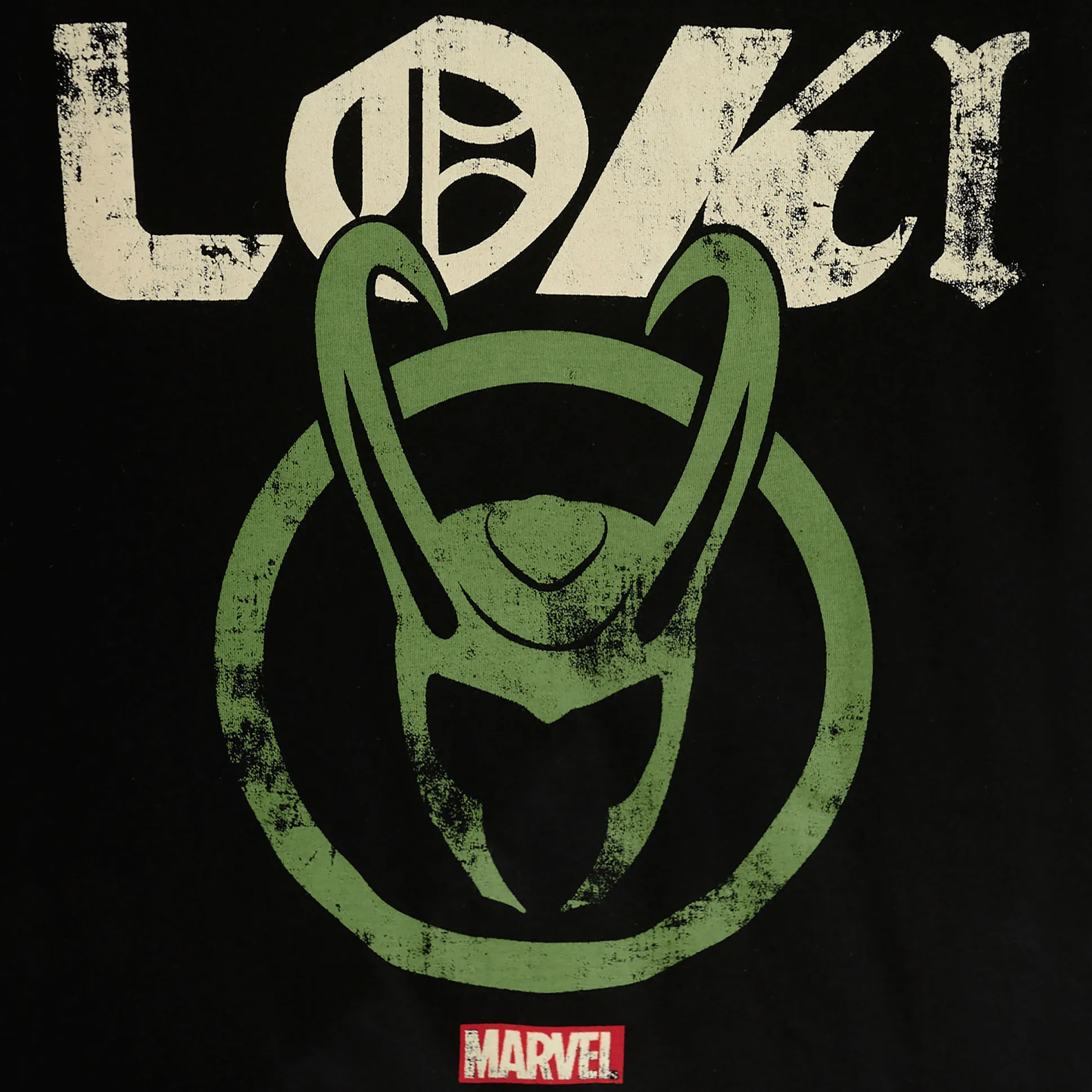 Loki - Logo Badge T-Shirt zwart