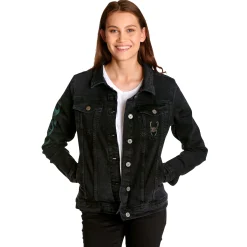 Loki - Logo spijkerjas dames zwart