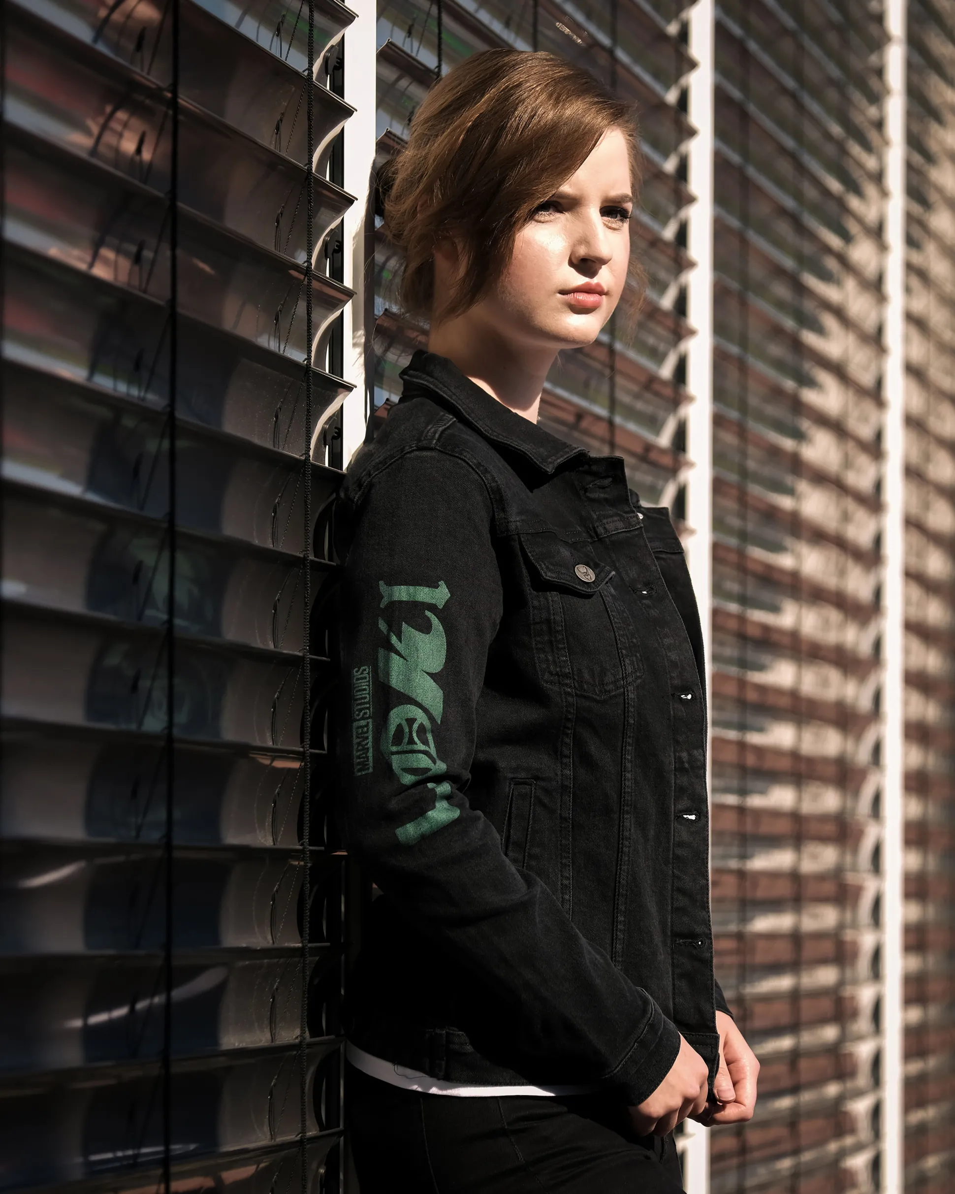 Loki - Logo spijkerjas dames zwart