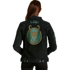 Loki - Logo spijkerjas dames zwart