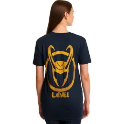 Loki - Logo T-Shirt blauw