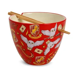 Magic Symbols Ramen Kom met Eetstokjes - Harry Potter