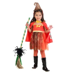 Magische Heks - Kinderkostuum oranje