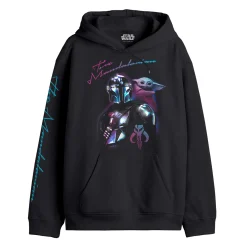 Mando en Grogu Hoodie zwart - Star Wars The Mandalorian