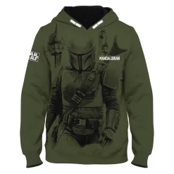 Mando Hoodie Kinderen Groen - Star Wars The Mandalorian