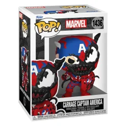 Marvel - Carnage Captain America Funko Pop Schudhoofd Figuur
