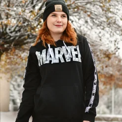 Marvel - Comic Logo Hoodie Zwart