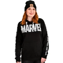 Marvel - Comic Logo Hoodie Zwart