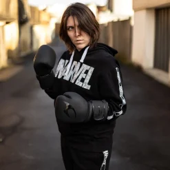 Marvel - Comic Logo Hoodie Zwart