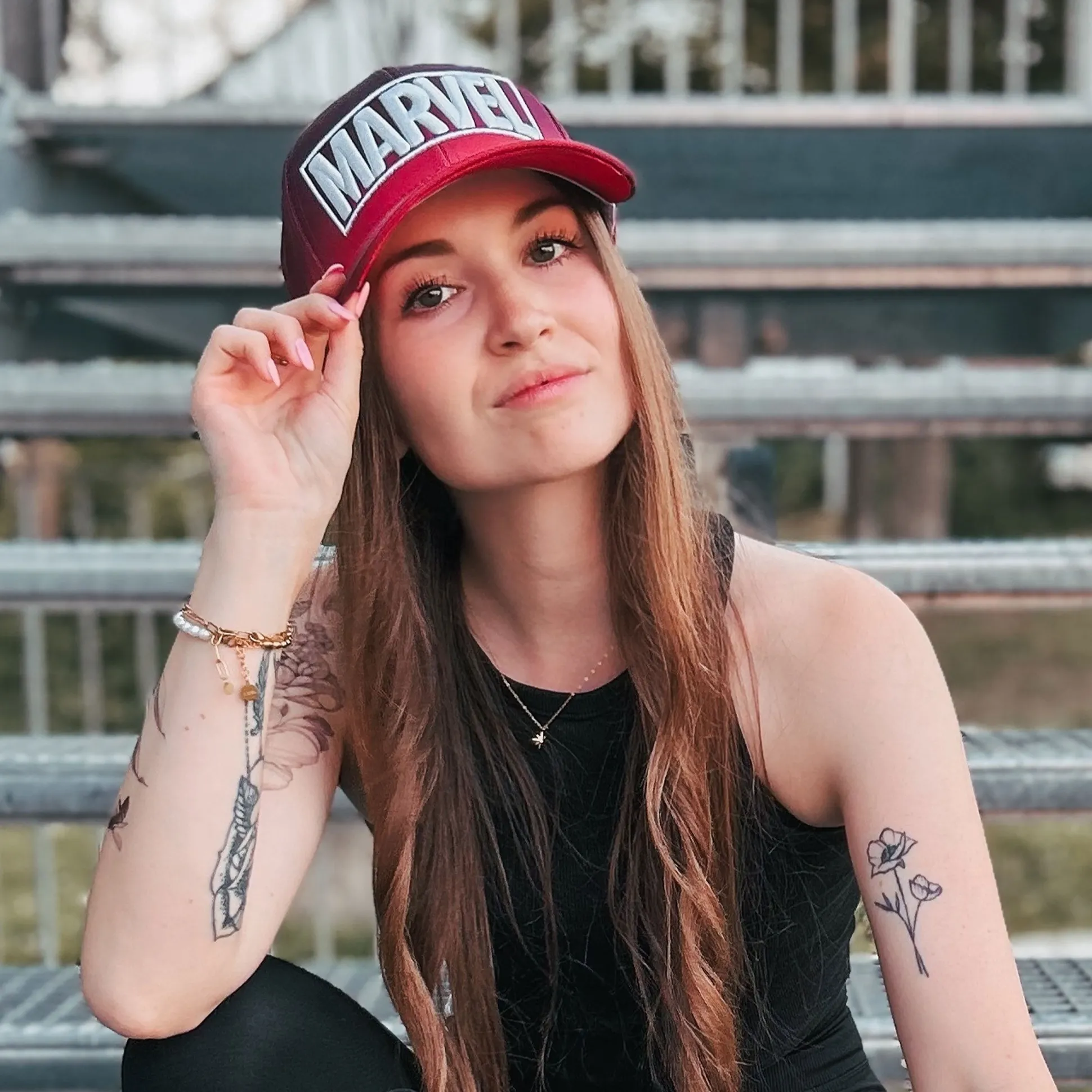 Marvel - Logo Baseball Cap rood