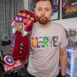 Marvel - Logo Comic Heroes T-Shirt grijs