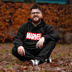 Marvel - Logo Hoodie Zwart