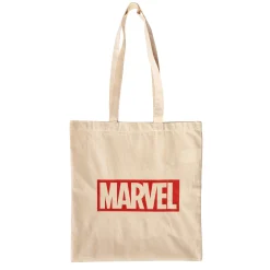 Marvel - Logo Jute Tas Beige