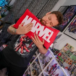 Marvel - Logo Kussen rood