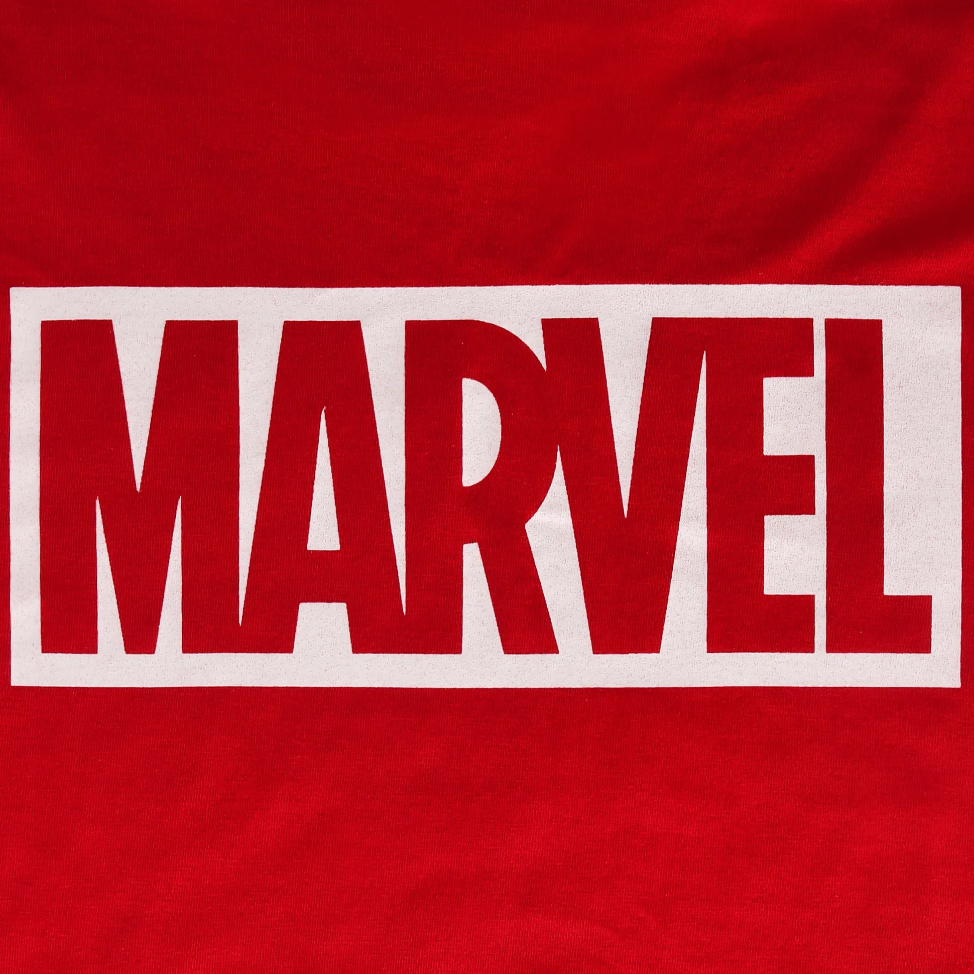 Marvel - Logo T-Shirt Biologisch Katoen rood
