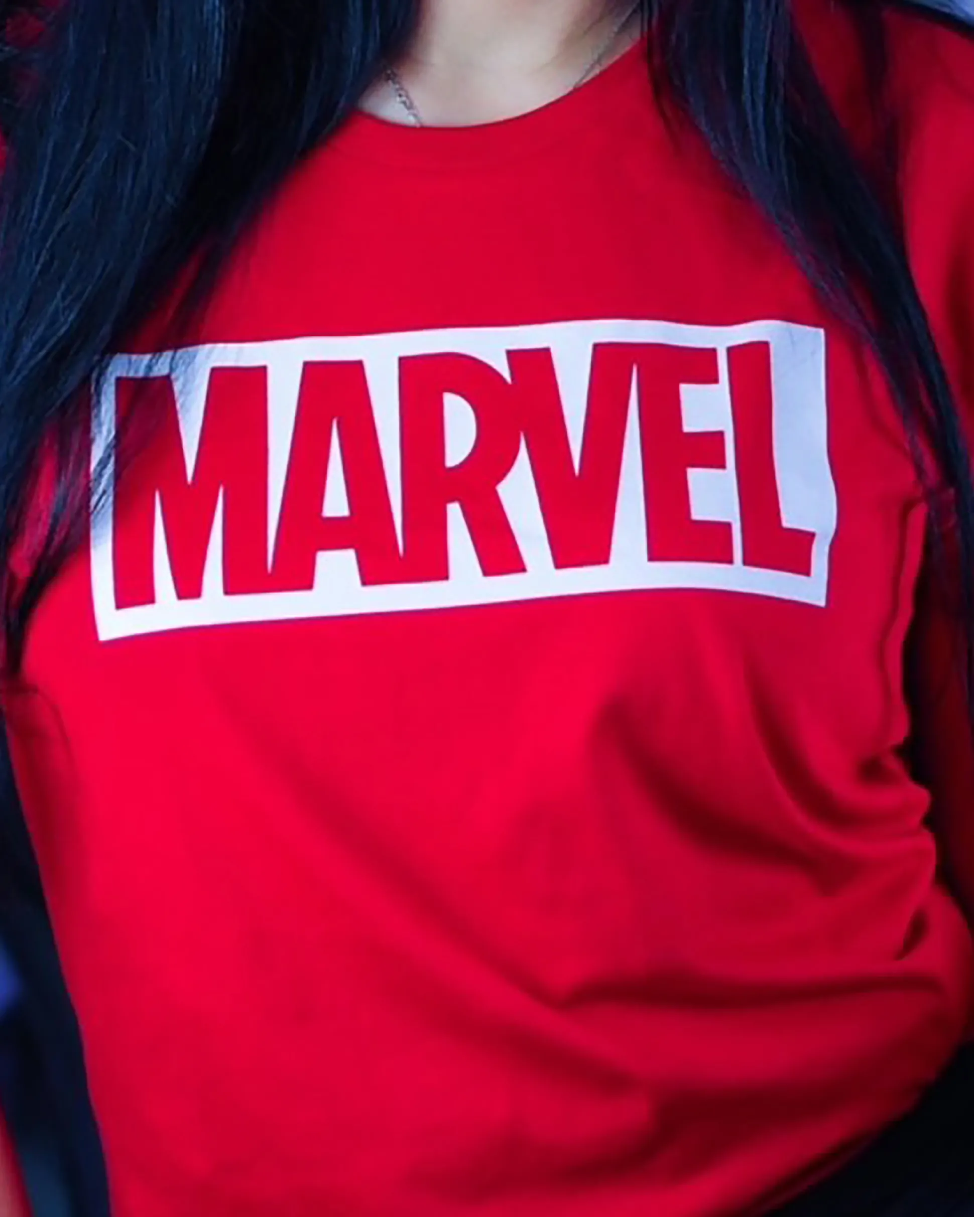 Marvel - Logo T-Shirt Biologisch Katoen rood