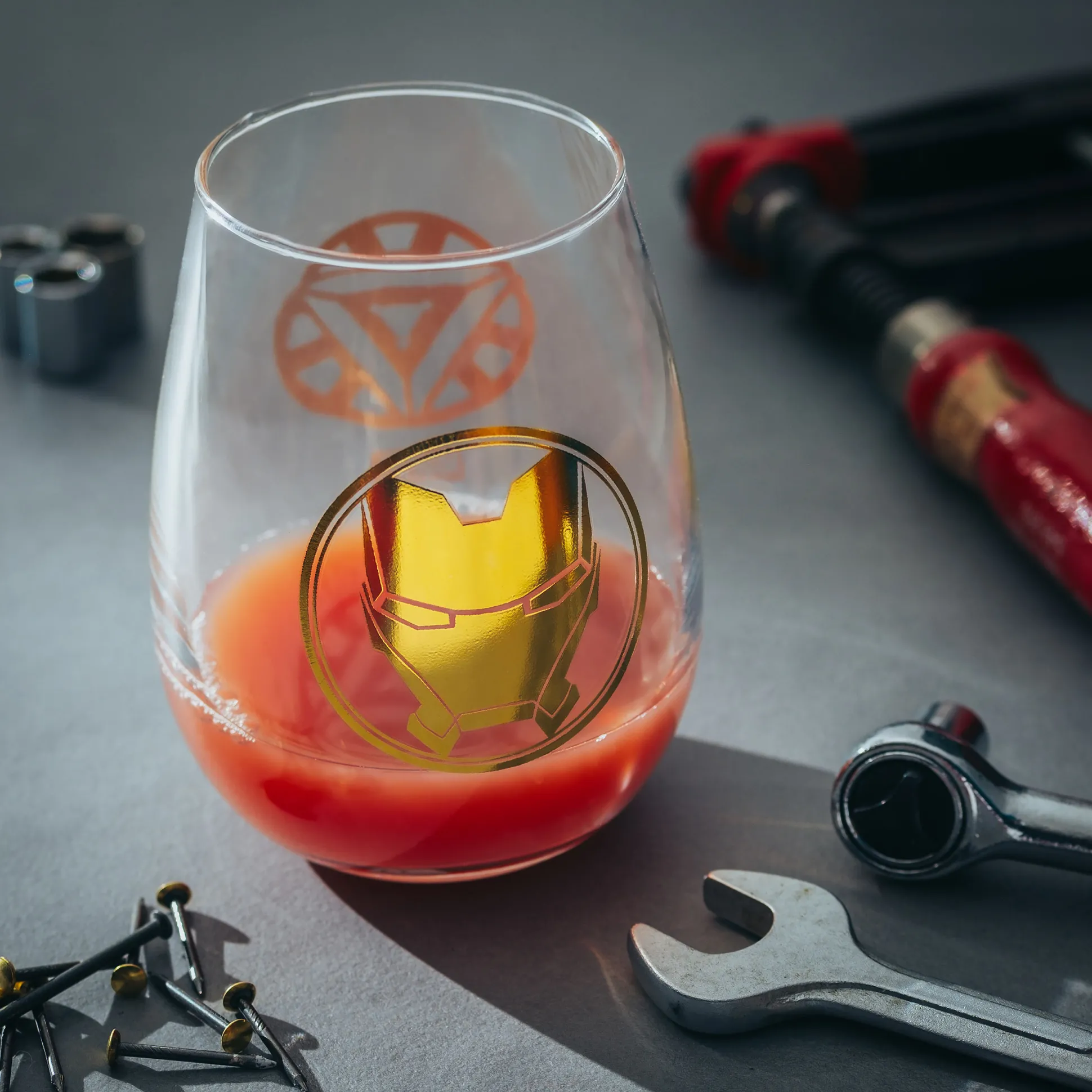 Marvel Avengers - Iron Man & Captain America Glazen 2-delige Set