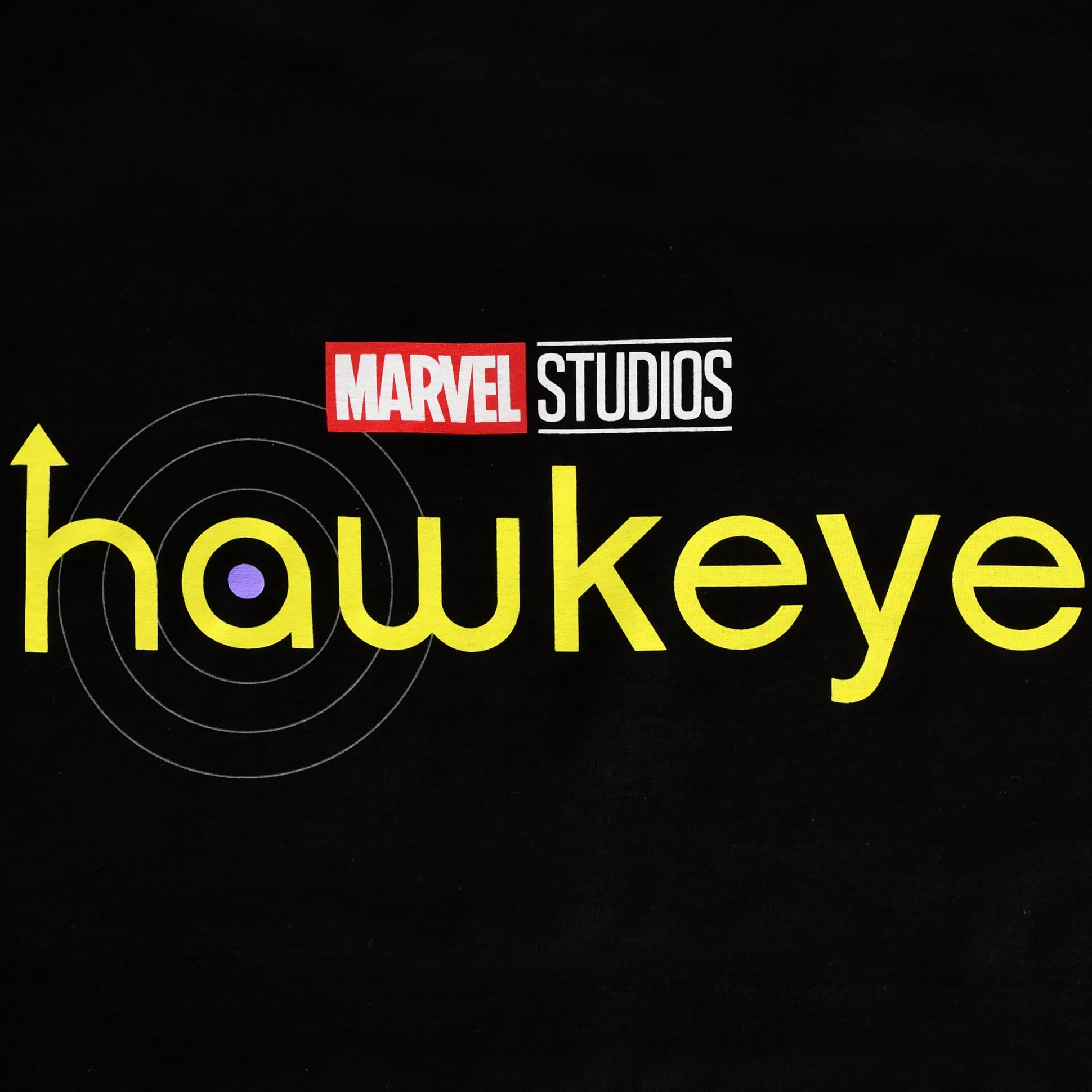 Marvel Hawkeye - Logo T-Shirt Zwart