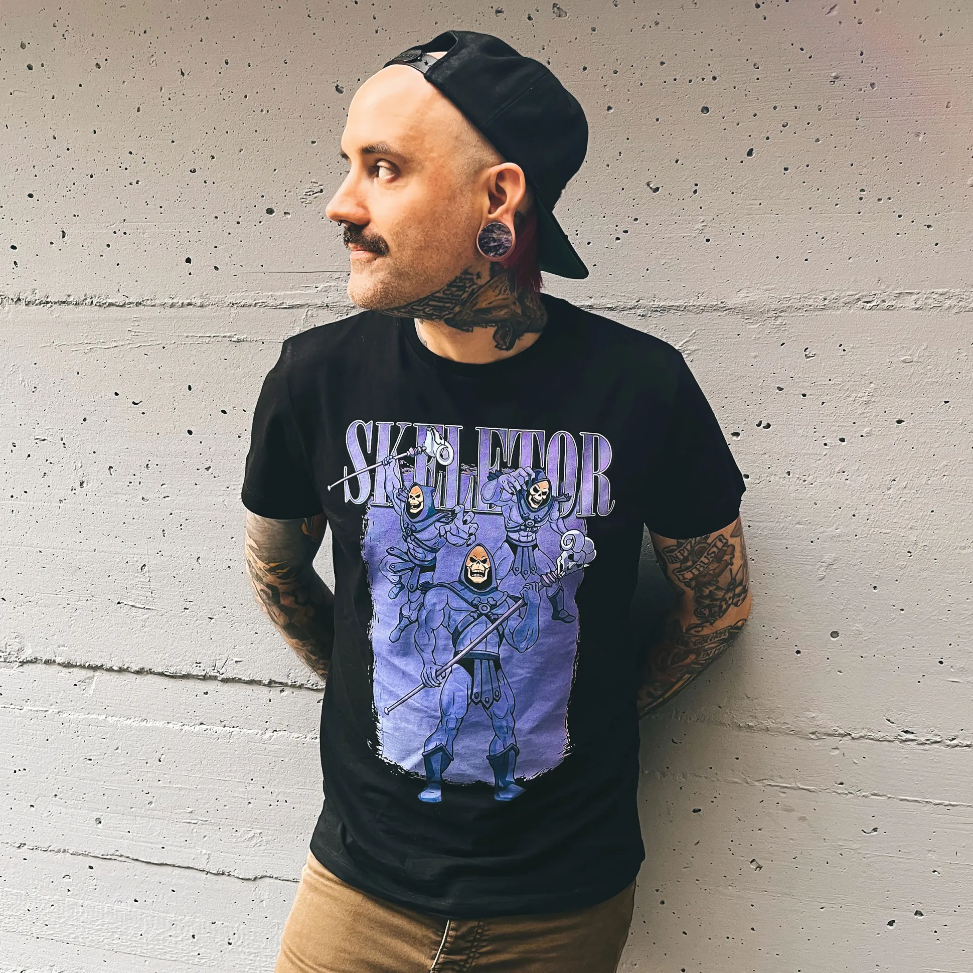 Masters of the Universe - Skeletor Schurkachtig Zwart T-Shirt