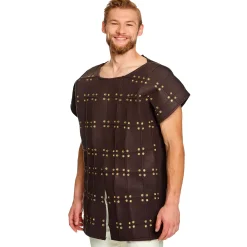 Middeleeuws kostuum tuniek heren bruin