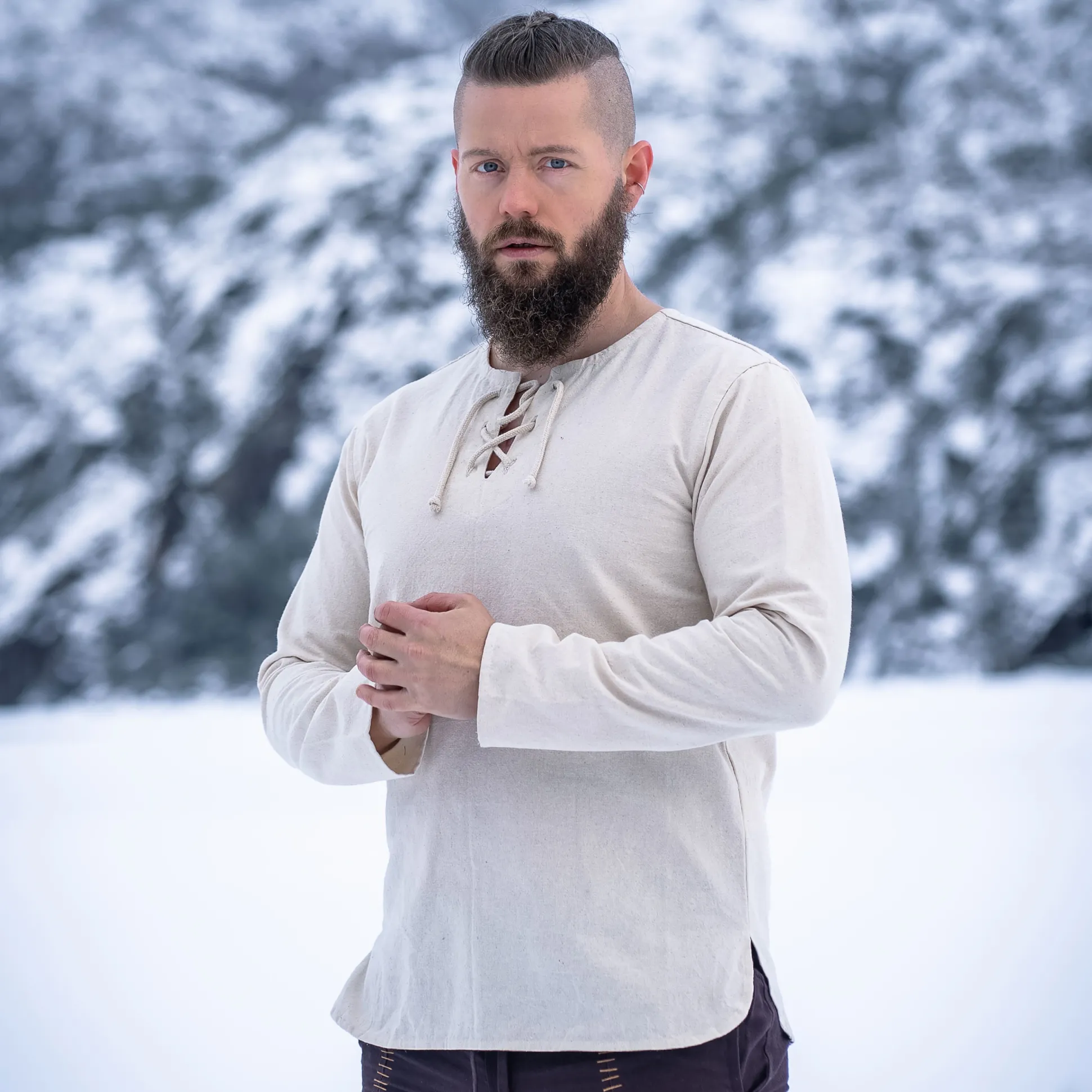 Middeleeuws vetershirt naturel