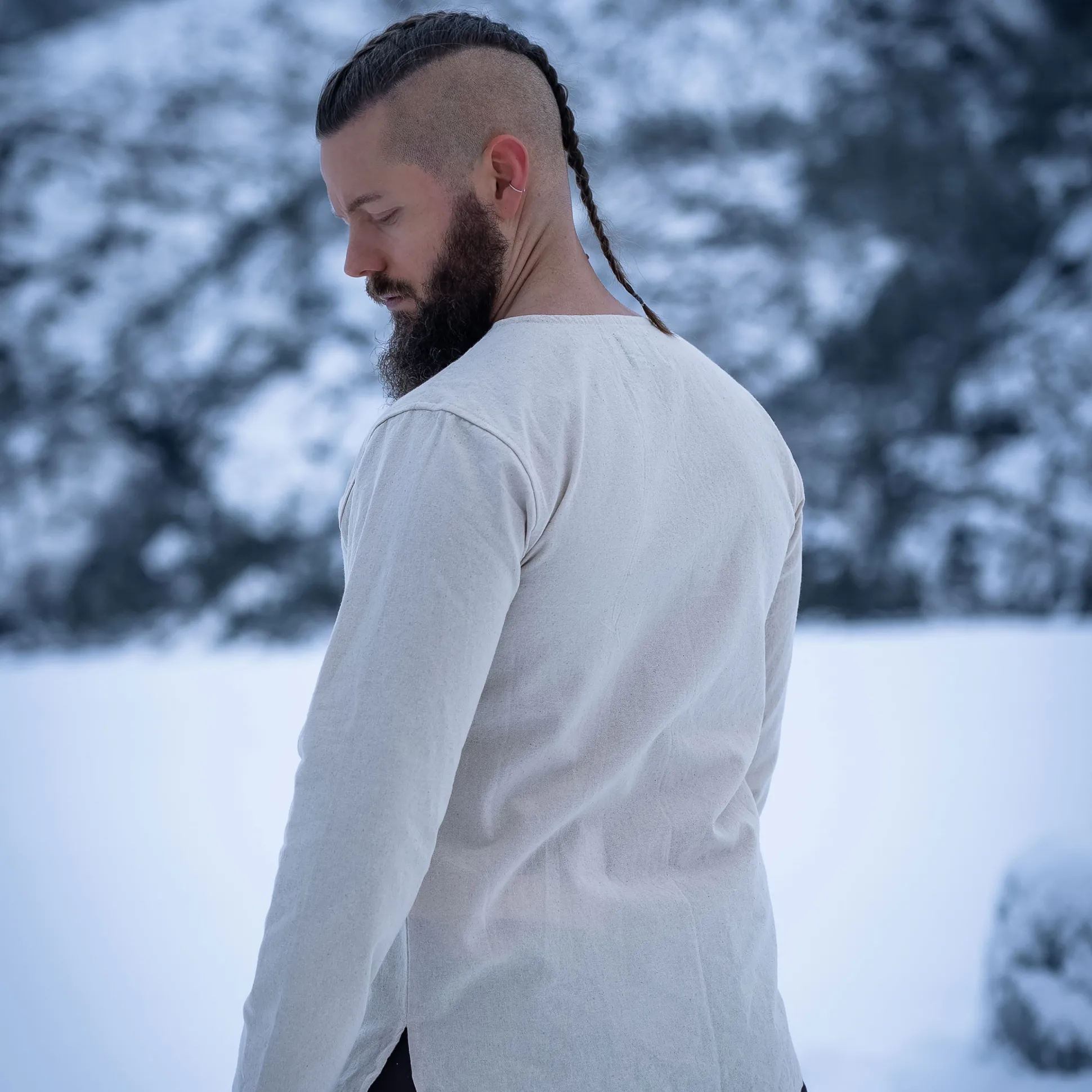 Middeleeuws vetershirt naturel