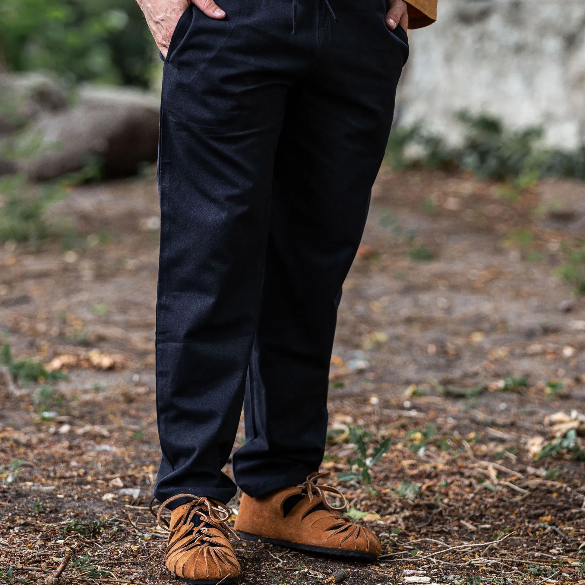 Middeleeuwse broek Veit zwart