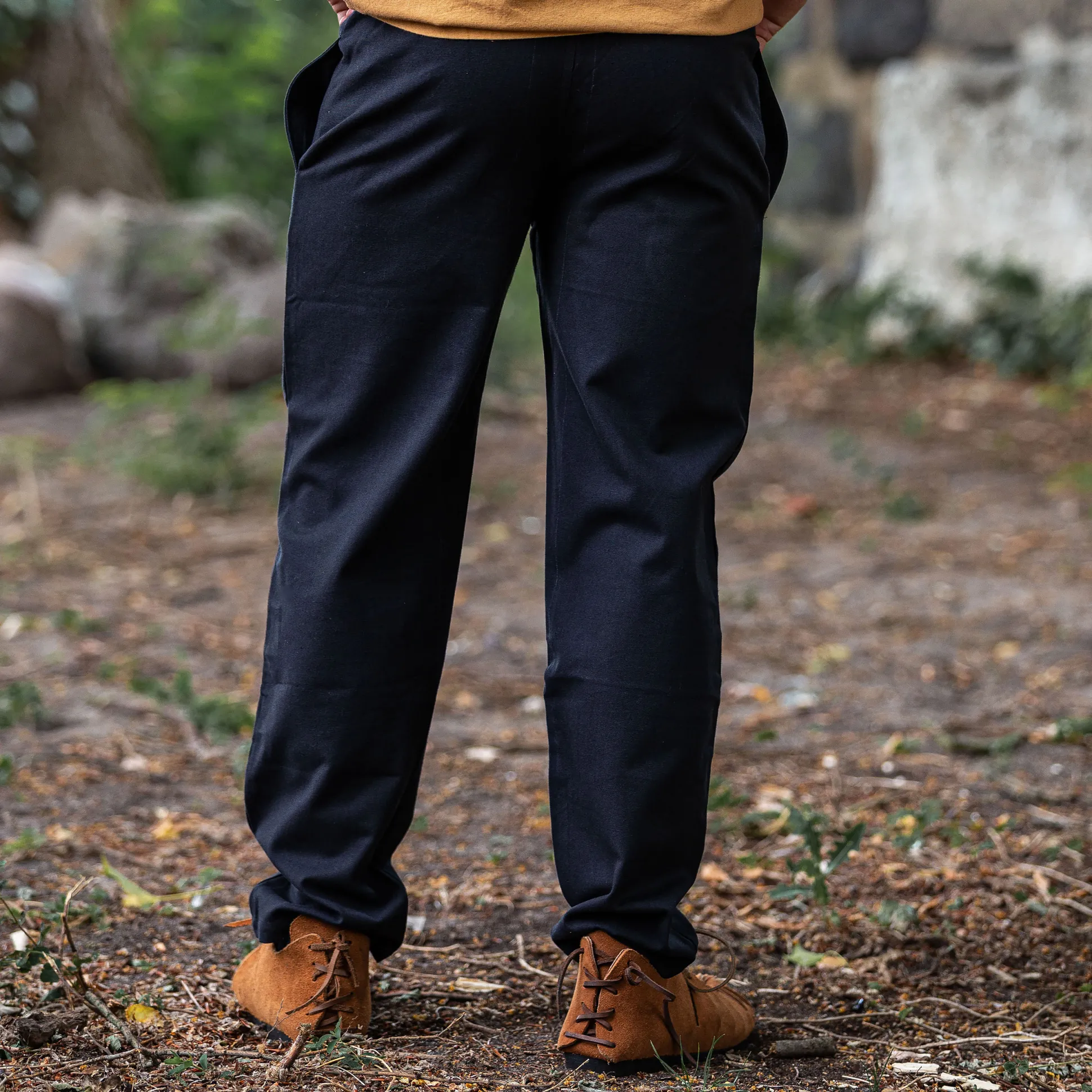 Middeleeuwse broek Veit zwart