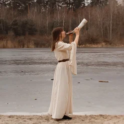 Middeleeuwse Jurk Begina Beige