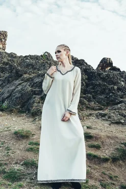 Middeleeuwse Jurk Brigida Beige