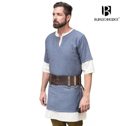 Middeleeuwse korte mouwen tuniek Aegir grijs