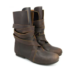 Middeleeuwse Laarzen Floki Bruin