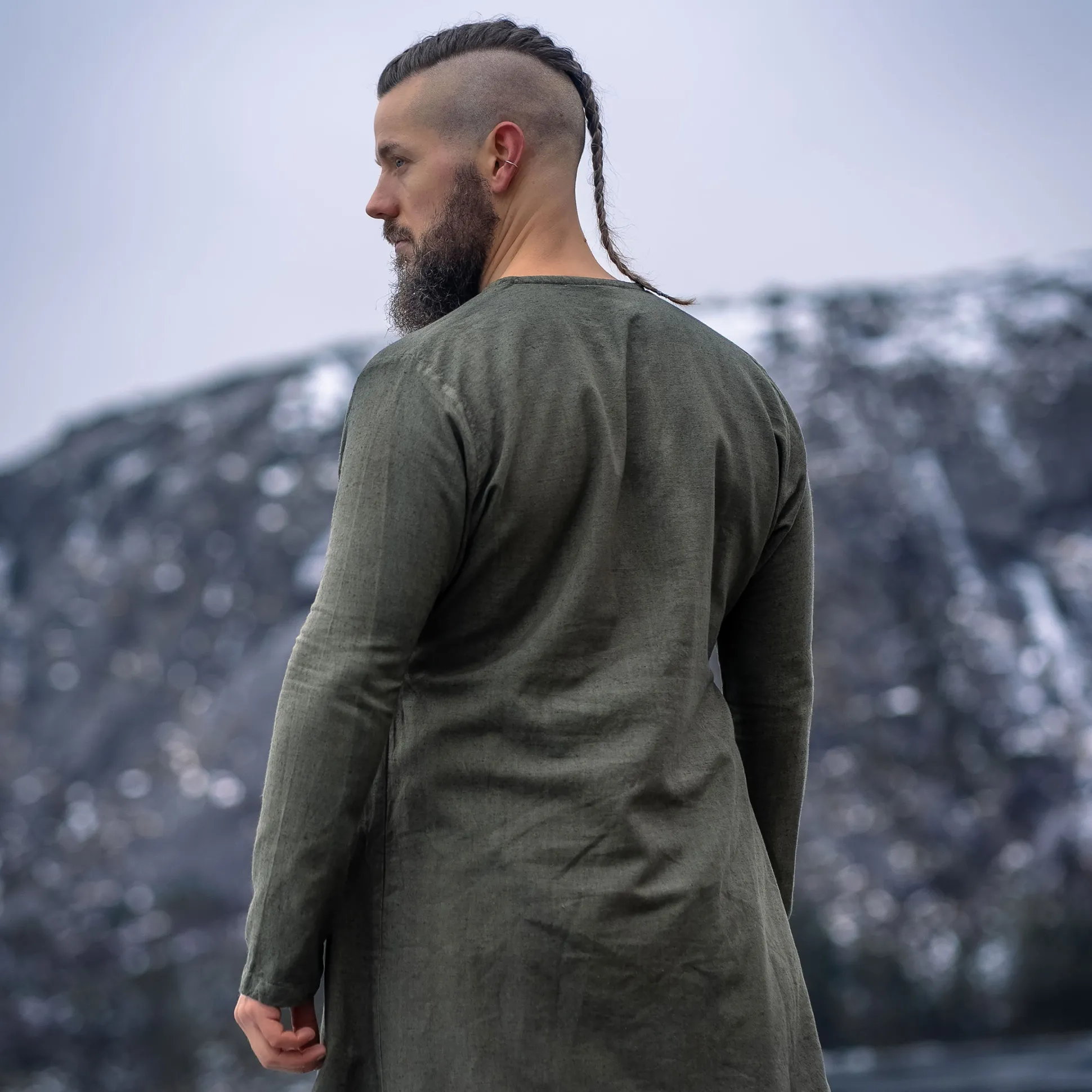 Middeleeuwse Linnen Tuniek Groen