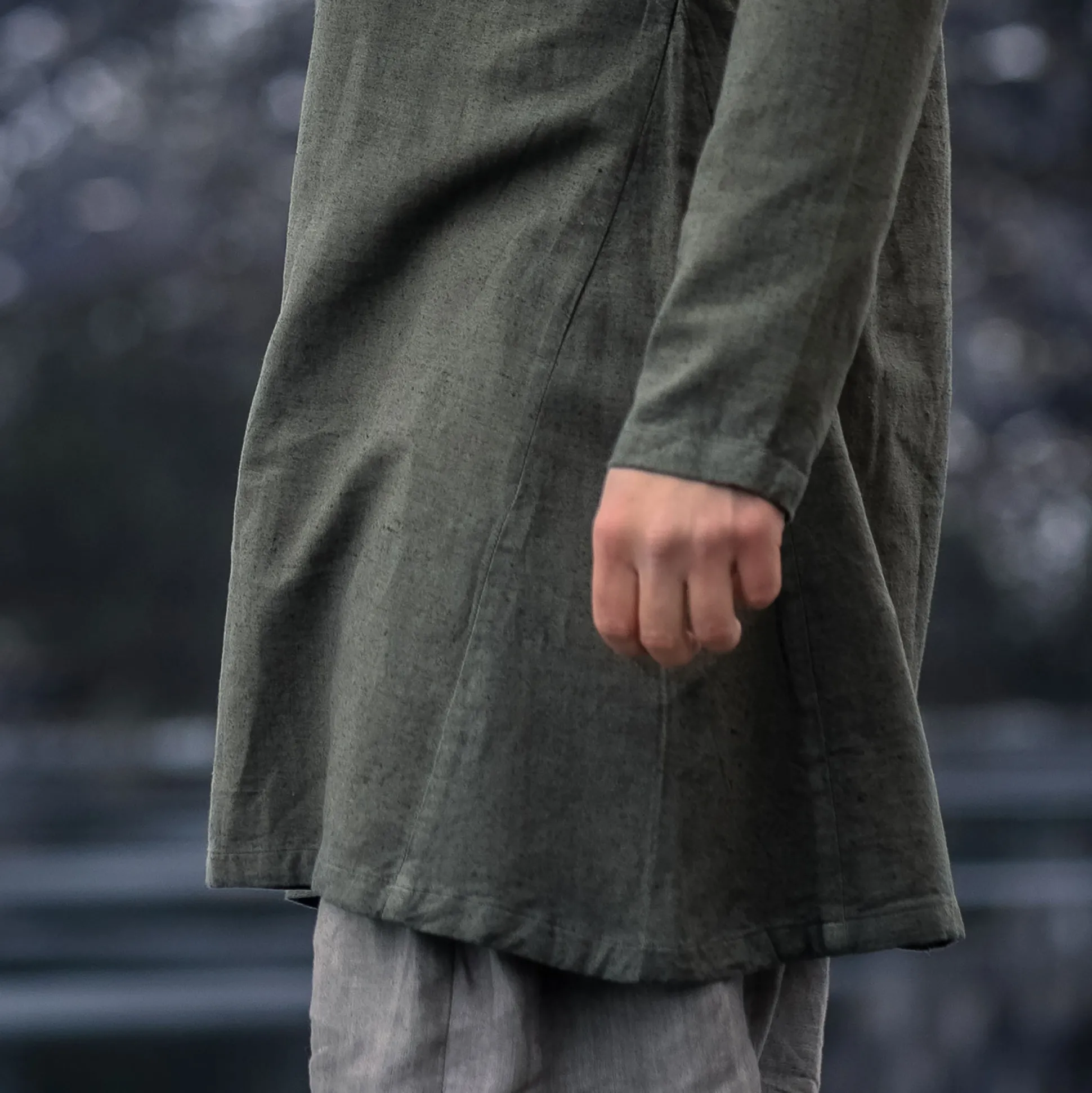 Middeleeuwse Linnen Tuniek Groen