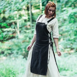 Middeleeuwse Overjurk Aleiga Zwart