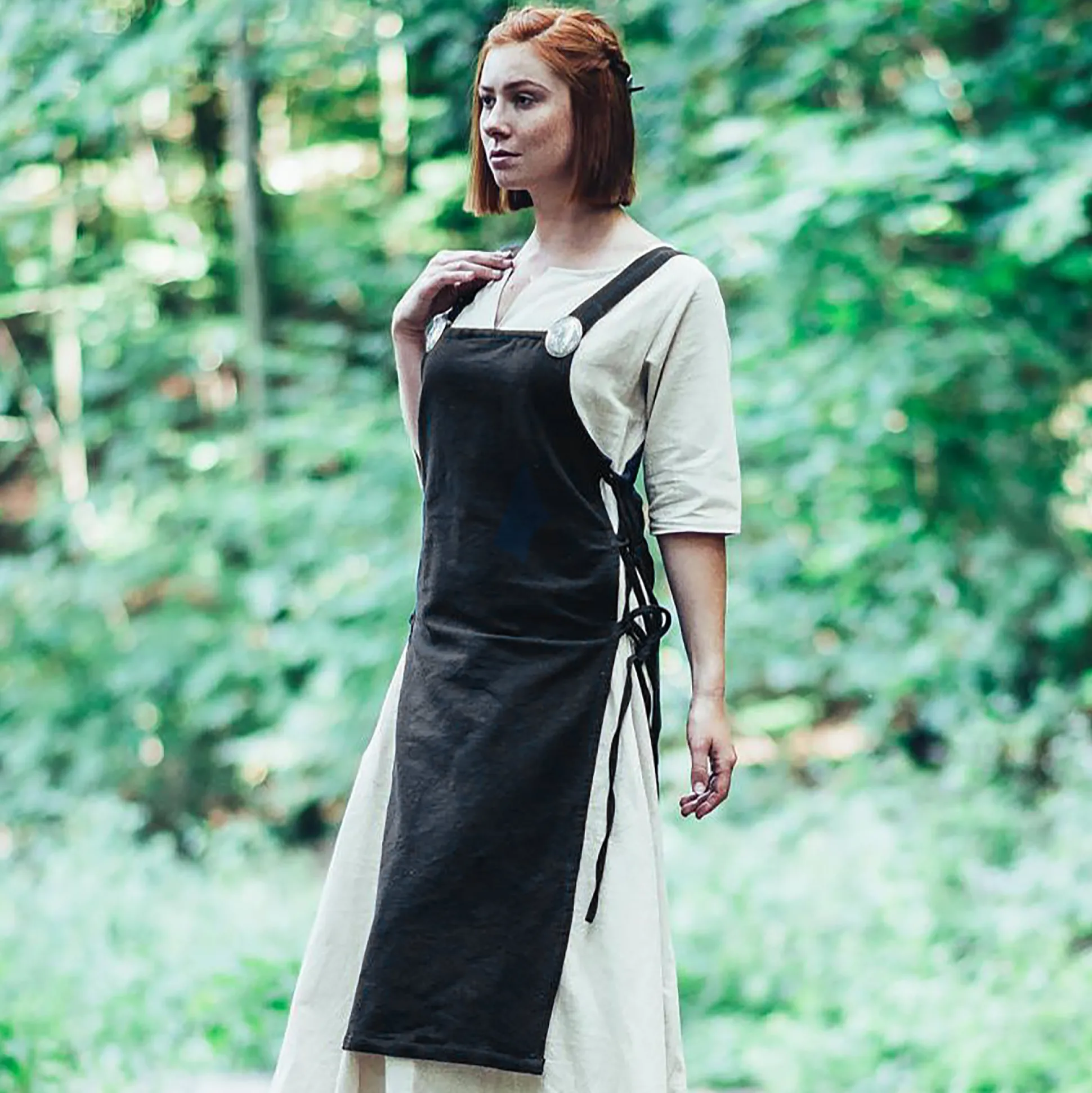 Middeleeuwse Overjurk Aleiga Zwart